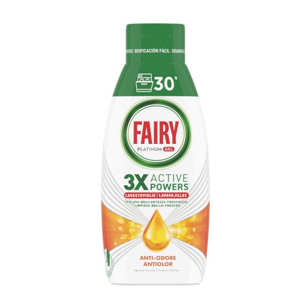 fairy dishwasher gel platinum anti-odore 30