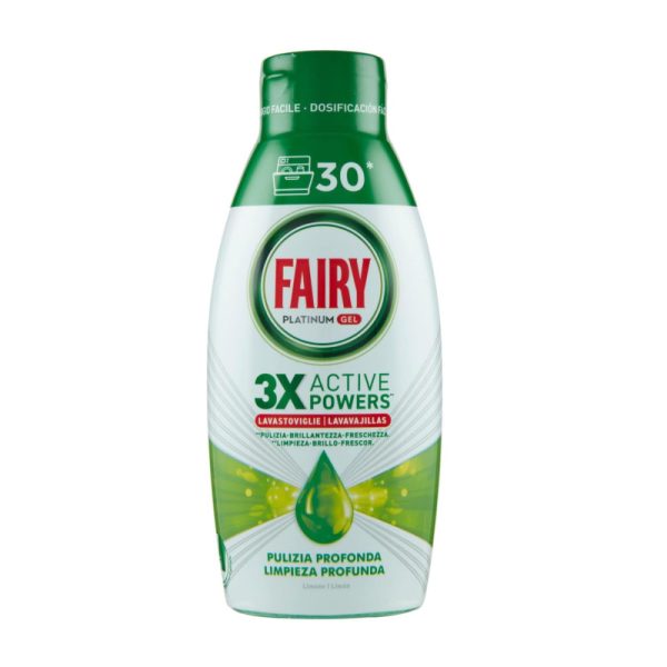 fairy dishwasher gel platinum pulizia profonda 30