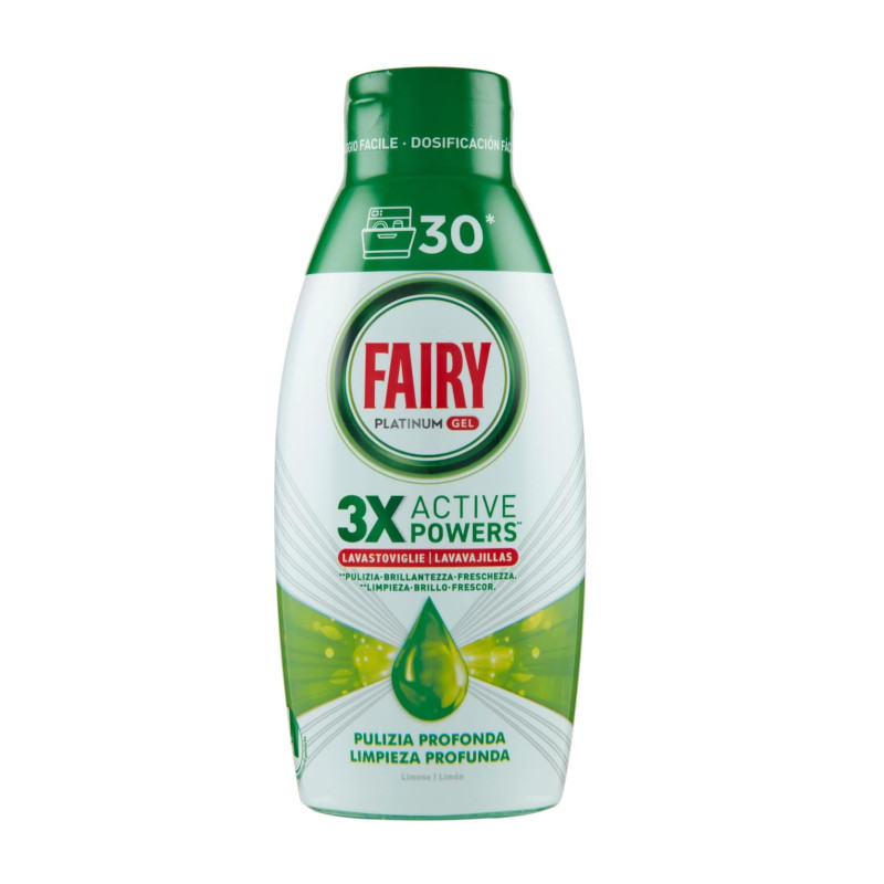 fairy dishwasher gel platinum pulizia profonda 30