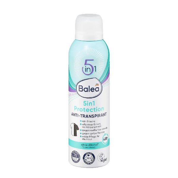 balea antitranspirant deospray protection 5in1-200ml