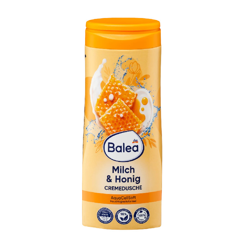 balea cremedusche milch und honig 300ml