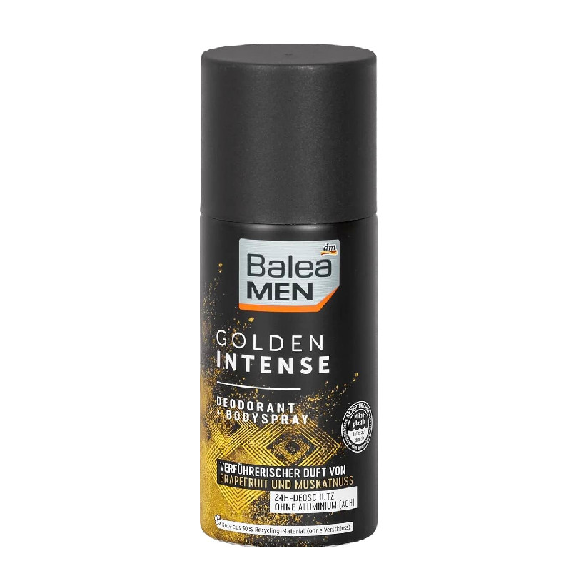 balea men deo bodyspray golden intense 150ml