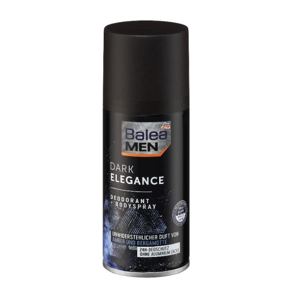 balea men deodorant bodyspray dark elegance 150 ml