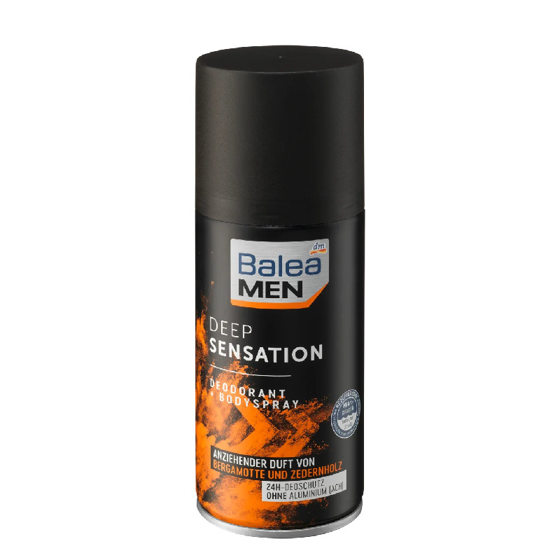 balea men deodorant bodyspray deep sensation 150ml