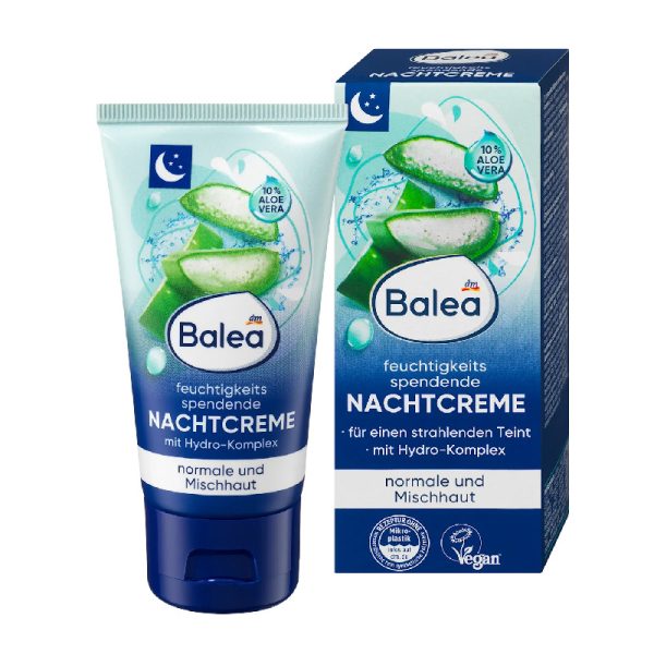 balea nachtcreme feuchtigkeitsspendend 50ml