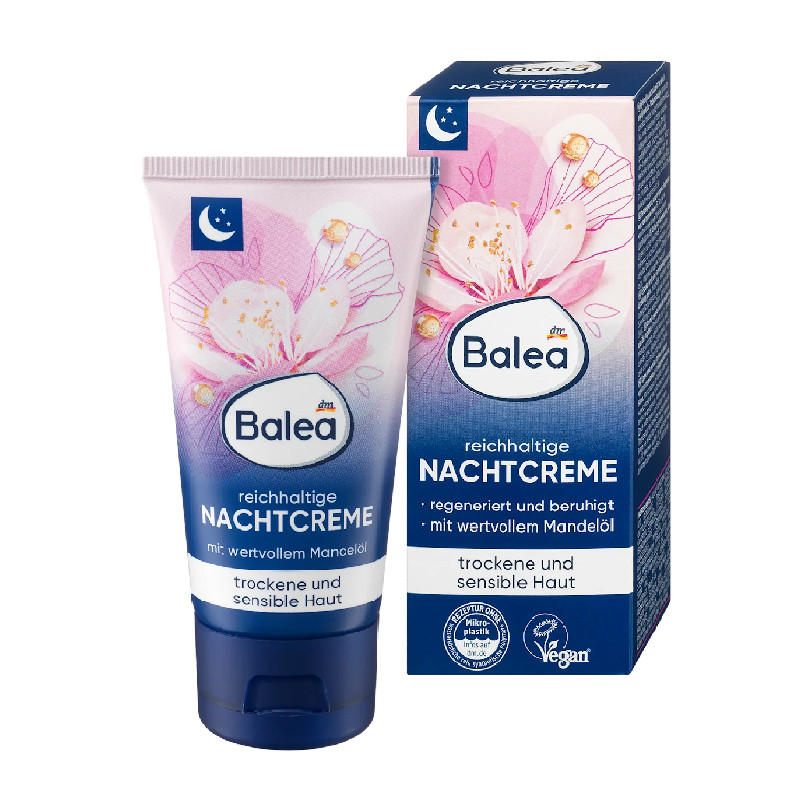 balea nachtcreme feuchtigkeitsspendend 50ml