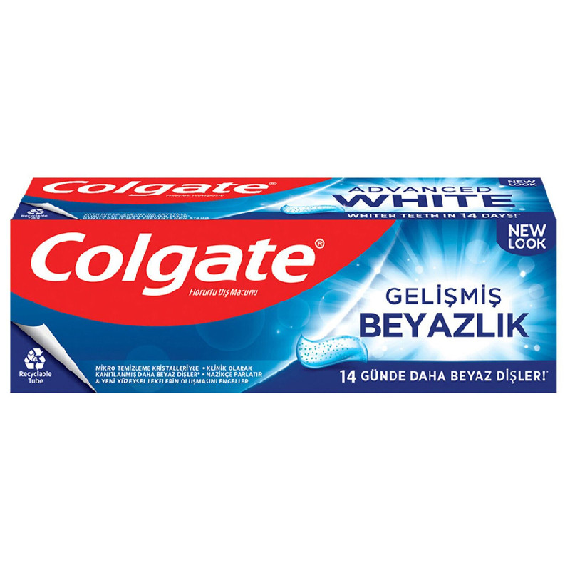 colgate gelismis beyazlik 50ml