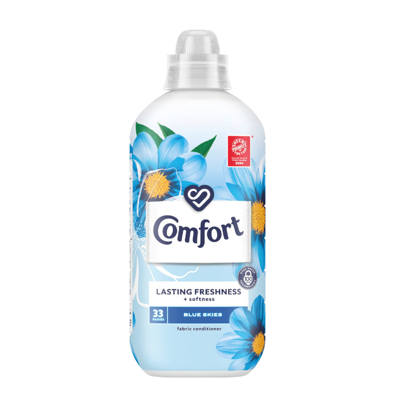 comfort fabric conditioner blue skies 990ml