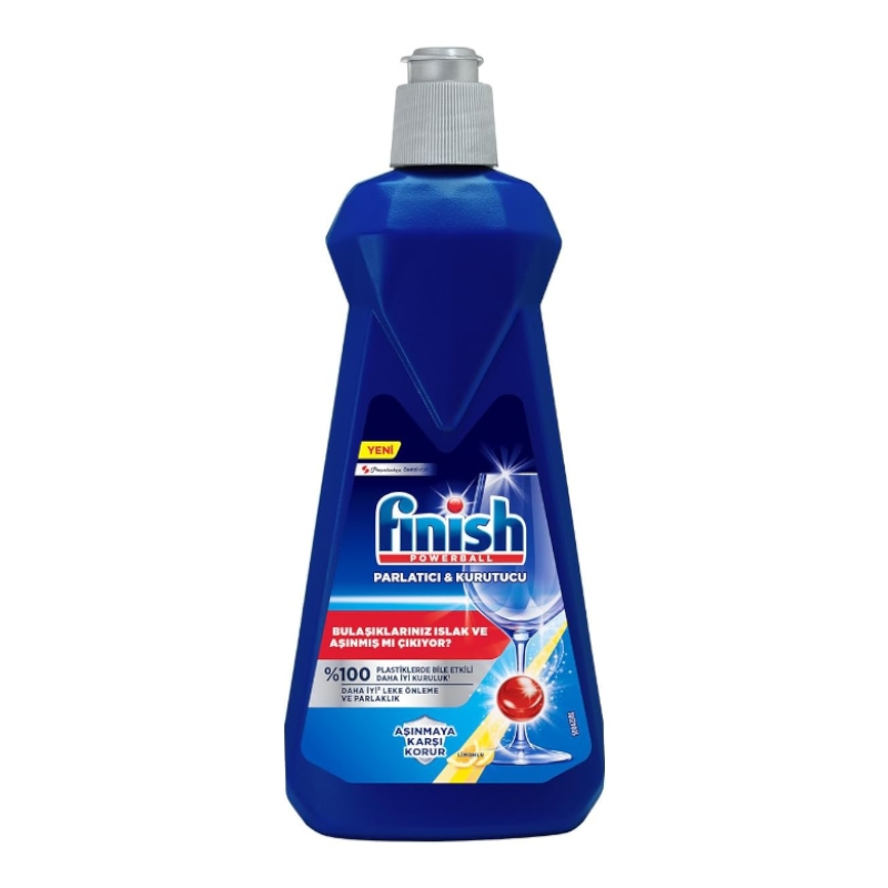 finish rinse and shine lemon 400ml