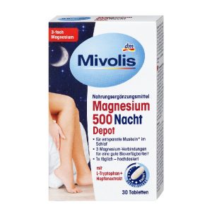 Mivolis Mivolis Magnesium 500 Nacht Depot, 30 St, 43 g