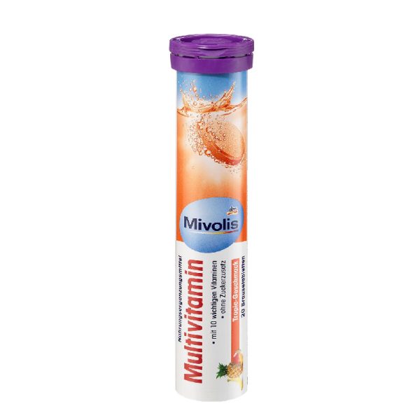 Mivolis Multivitamin Brausetabletten, 20 St, 82 g