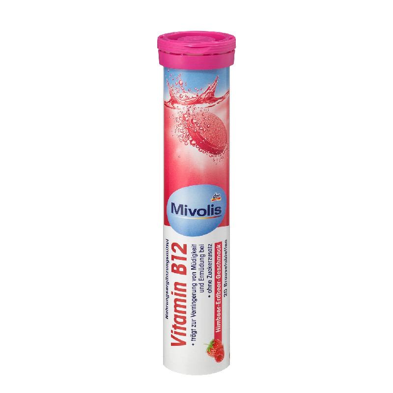 Mivolis Vitamin B12 Brausetabletten 20 St, 82 g