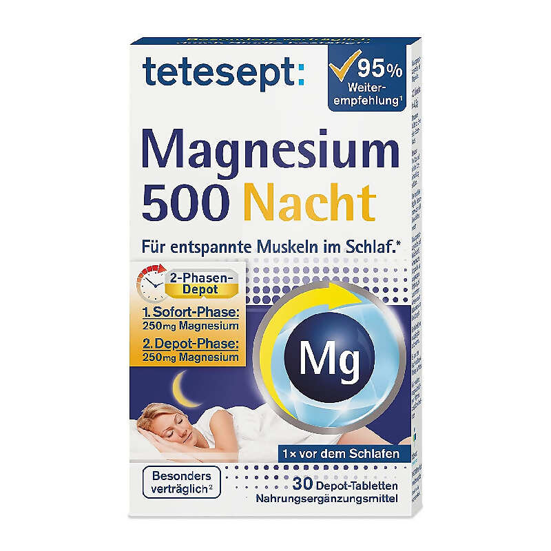 tetesept Magnesium Tabletten Nacht 30 St., 42,6 g