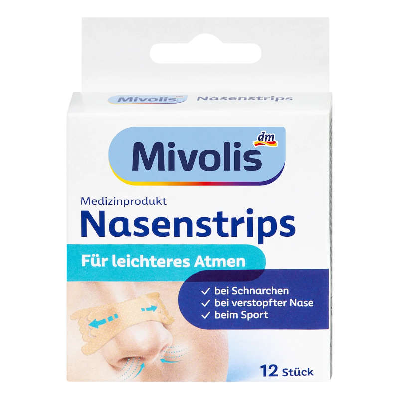 mivolis-nasenstrips-edited.jpg چسب بینی میولیس ۱۲ عددی برای تنفس راحتتر و کمک به کاهش خروپف - تصویر 1